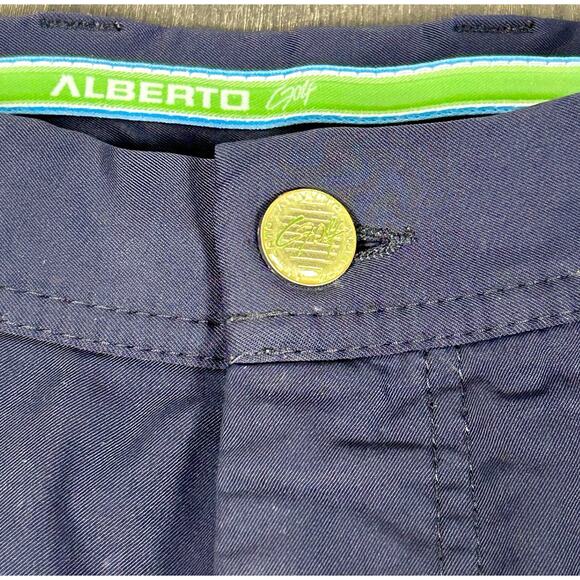 Alberto Golf Master Modern Fit Blue 3XDRY Cooler Shorts Men's 34 EU 50 GUC - Picture 2 of 10